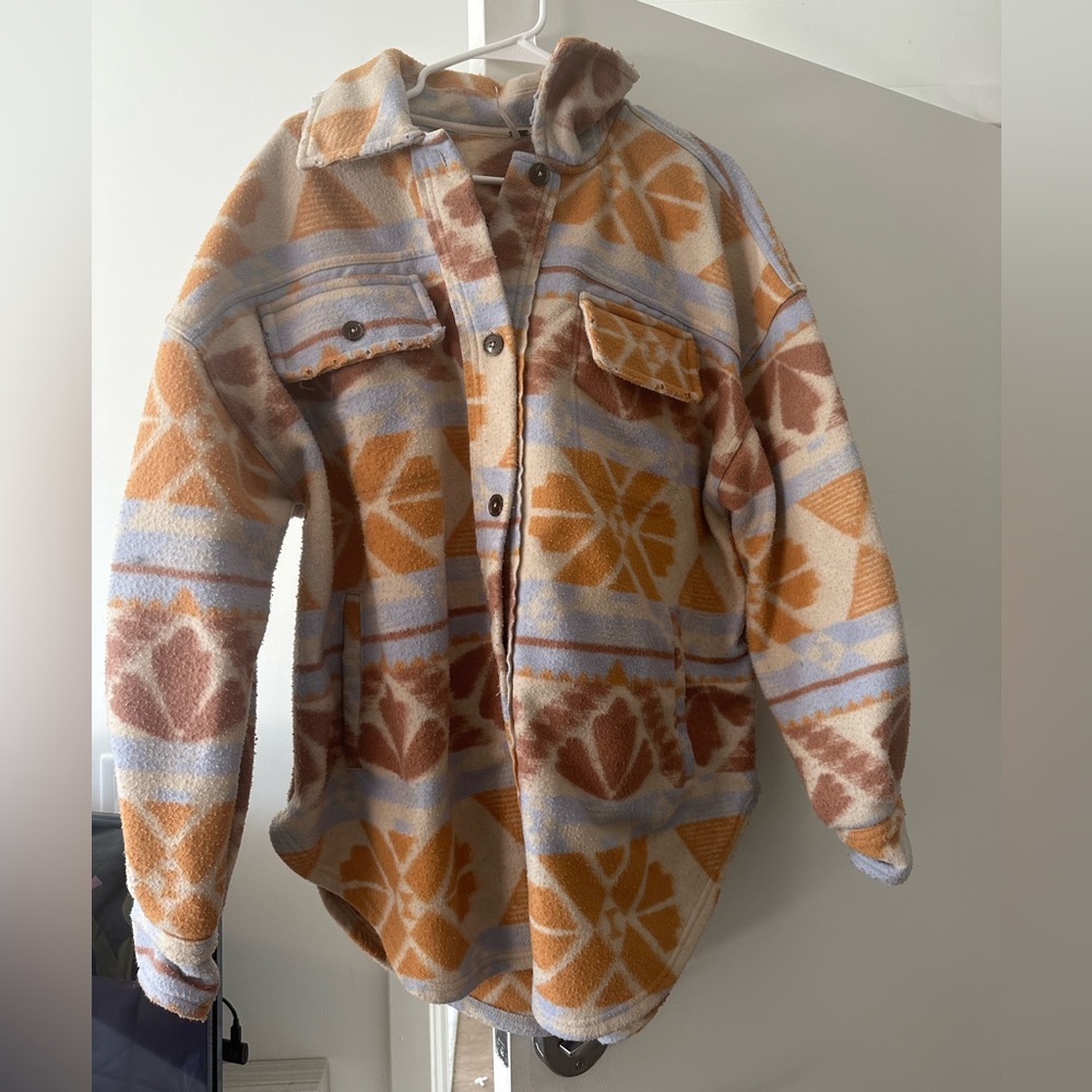 Free People Fleece Shacket